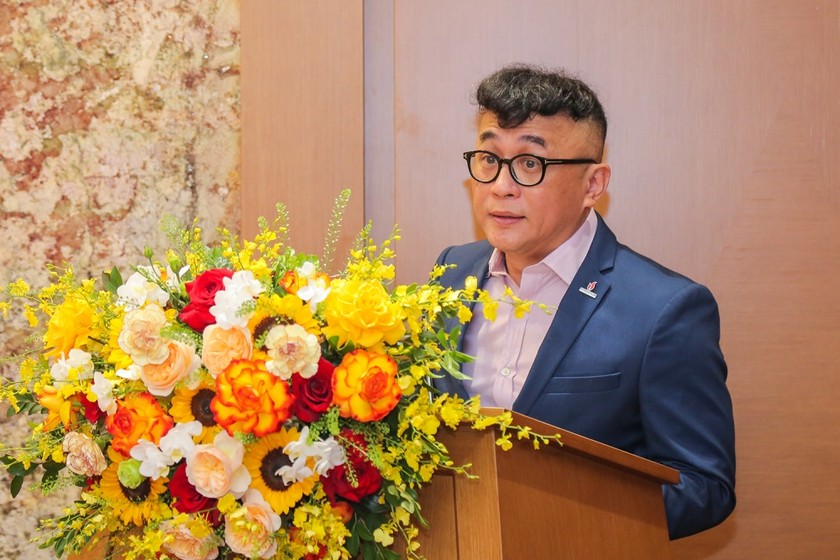 Ông Phan Tử Giang trong buổi nhận quyết định làm Phó Tổng Giám đốc PVN. (Ảnh: PVN)