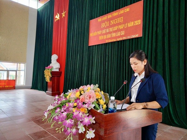 Lào Cai: Phổ biến pháp luật và trợ giúp pháp lý cho người dân xã Trì Quang, Bảo Thắng