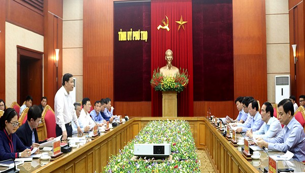 Bộ trưởng Bộ NN&PTNT đề nghị Phú Thọ phát  triển kinh tế có đặc trưng vùng miền.