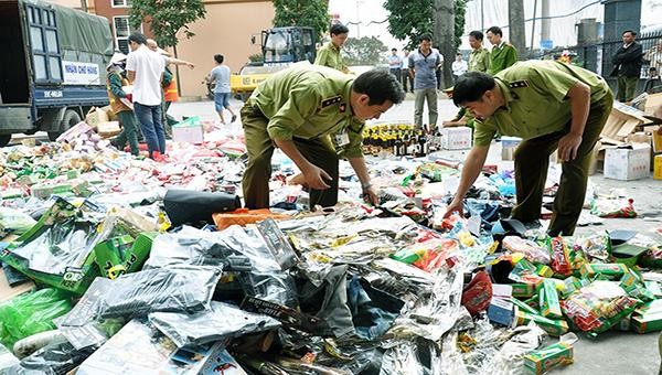 Cục Quản lý thị trường Bắc Ninh tăng cường công tác kiểm tra, xử lý hành vi buôn lậu, gian lận thương mại