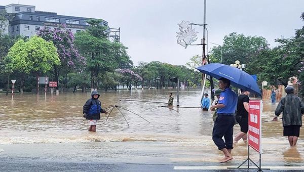 Đợt mưa lớn từ ngày 22-24/5, nhiều địa phương của tỉnh Vĩnh Phúc bị ngập nặng