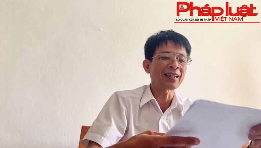 Ông Nguyễn Ngọc Quỳnh, Phó Chủ tịch xã Hạ Giáp, huyện Phù Ninh, Phú Thọ trả lời phỏng vấn