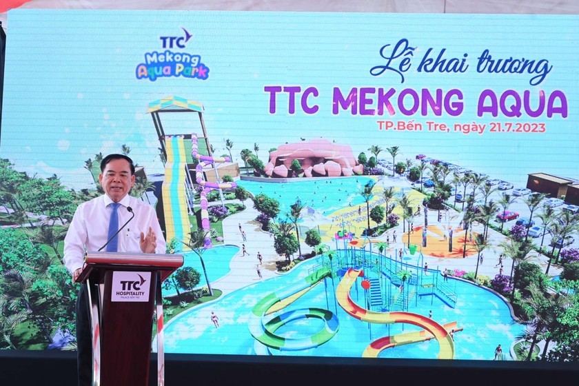 Khai trương công viên nước đầu tiên tại thành phố Bến Tre - TTC Mekong Aqua Park ảnh 1