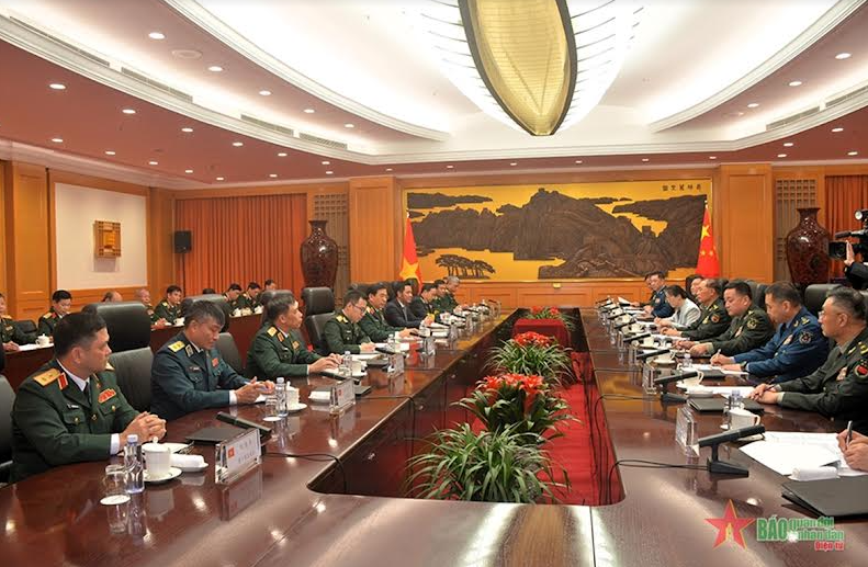 Hội đàm giữa Bộ Quốc phòng Việt Nam và Trung Quốc. ảnh 1