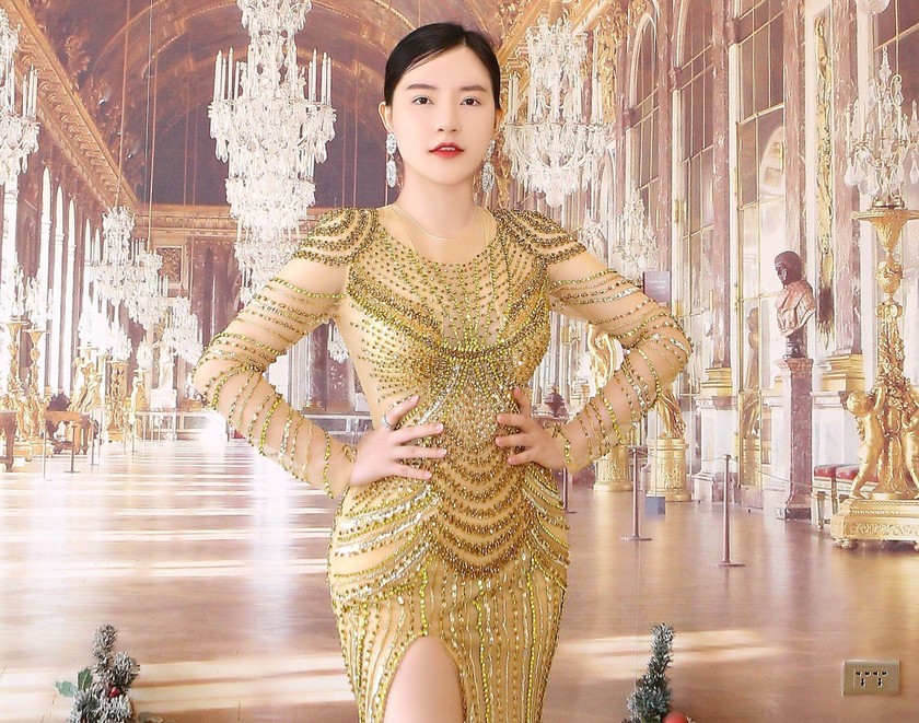  Phạm Thiên Nga - Tiến sĩ ngành công tác xã hội đăng quang Miss Sake Viet Nam 2023, (ảnh BTC).