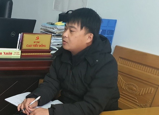 Ông Cao Viết Đồng, Bí thư Đảng ủy xã Phú Cường