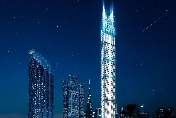 Thiết kế tòa nhà mới cao hơn 100 tầng tại Dubai. 