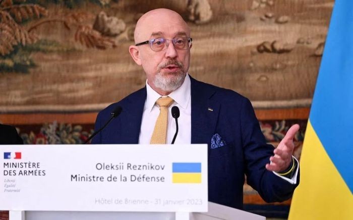 Bộ trưởng Quốc phòng Ukraine Reznikov. Ảnh: REUTERS.