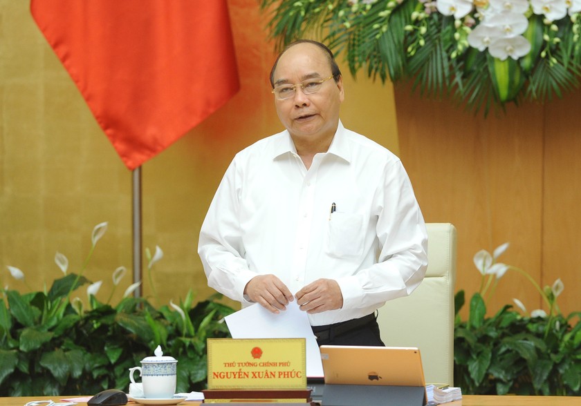Thủ tướng Chính phủ Nguyễn Xuân Phúc chủ trì phiên họp