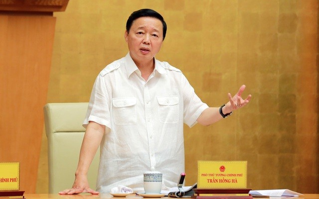 Phó Thủ tướng Trần Hồng Hà: Tiêu chí thông tin đầu vào phải thống nhất, minh bạch, công khai, đơn giản và khả thi, làm cơ sở áp dụng phương pháp định giá đất phù hợp - Ảnh: VGP/Minh Khôi

