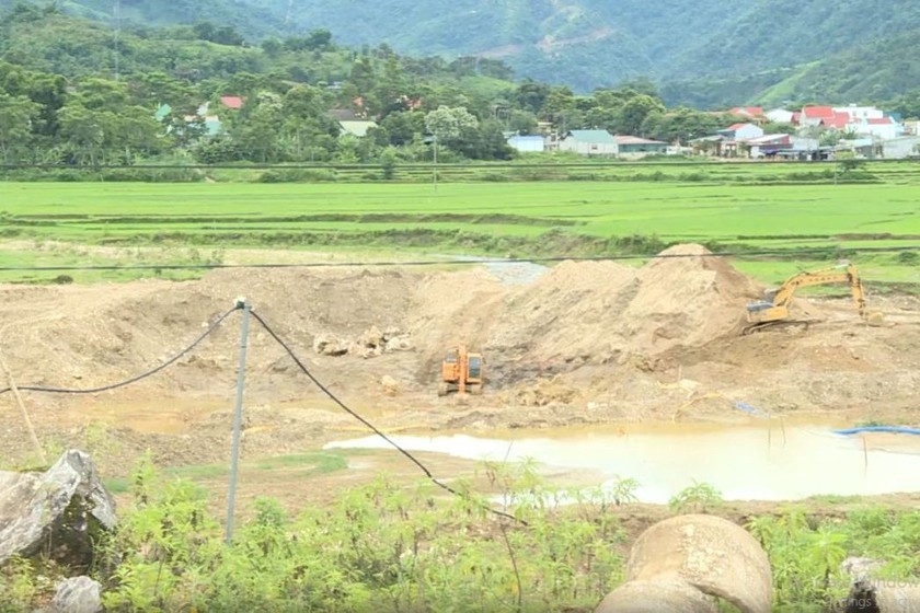 Nghệ An tăng cường kiểm tra việc khai thác khoáng sản (cát, sạn).