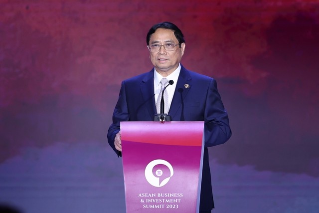 Theo Thủ tướng, ASEAN đứng trước sứ mệnh phải khẳng định "là một cực trong thế giới đa cực" - Ảnh: VGP/Nhật Bắc