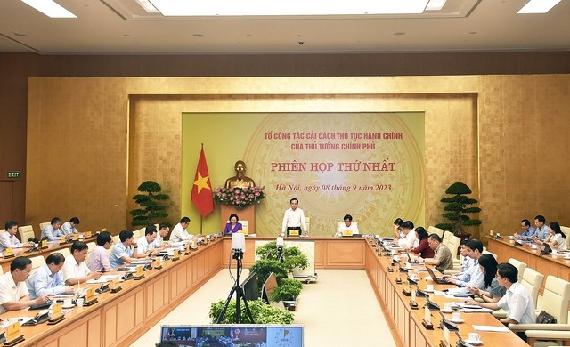 Phó Thủ tướng Trần Lưu Quang đánh giá những nỗ lực cải cách TTHC trong thời gian qua thực sự đã có những chuyển biến "tích cực", từng bước tạo niềm tin cho người dân và doanh nghiệp - Ảnh: VGP/Hải Minh