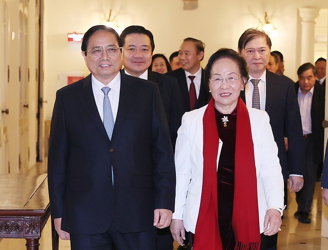 Thủ tướng Phạm Minh Chính đến dự lễ trao giải - Ảnh VGP/Nhật Bắc