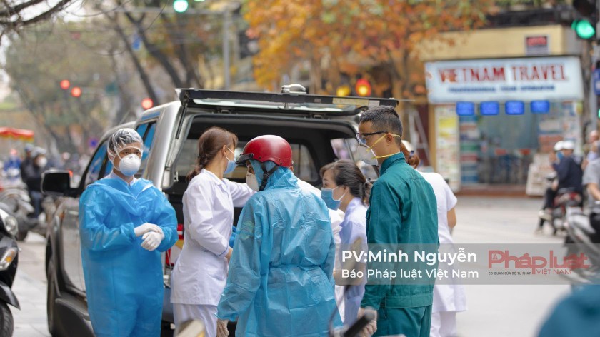 Quận Hoàn Kiếm phun khử khuẩn, cách ly 158 người trên địa bàn