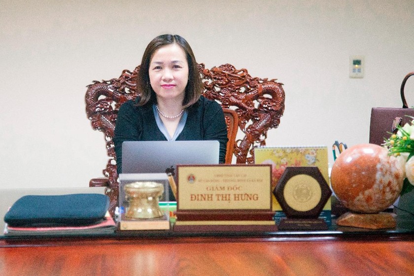 Bà Đinh Thị Hưng - Giám đốc Sở LĐ – TB&XH tỉnh Lào Cai 