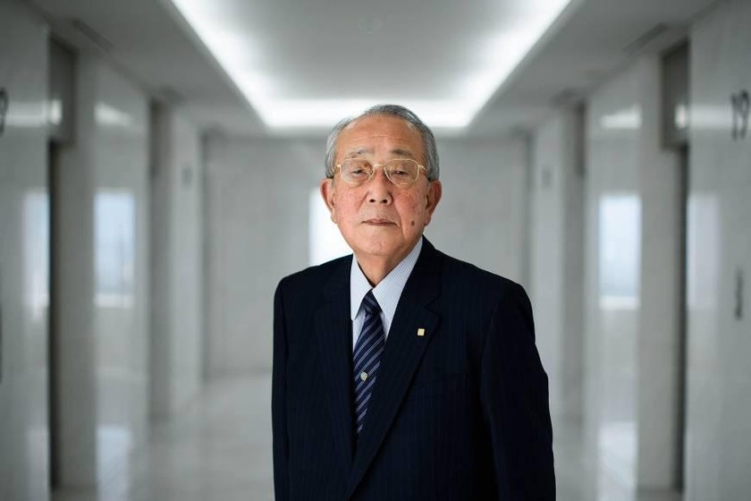Ông Kazuo Inamori - nhà sư giúp hồi sinh JAL. 