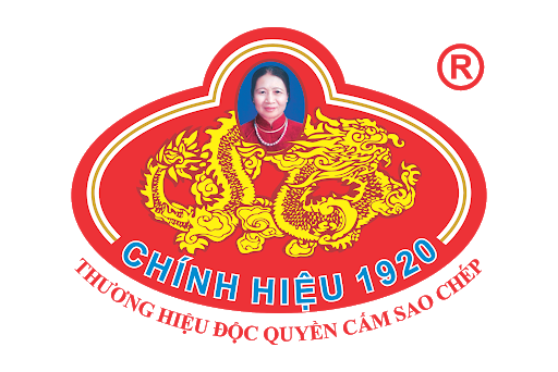 Logo bánh đậu xanh Rồng Vàng Minh Ngọc.