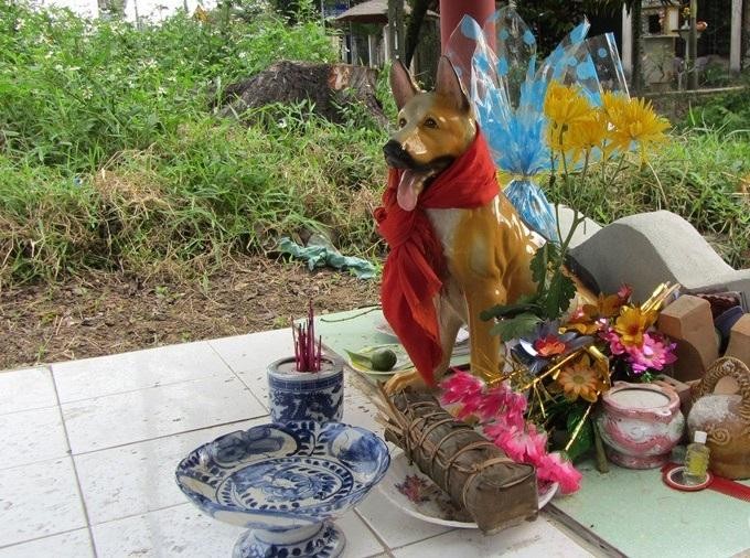  Miếu thờ “Thiên cẩu” ở thôn Phổ Đông, Phú Vang, Thừa Thiên Huế. (Ảnh: Giác ngộ Online). 