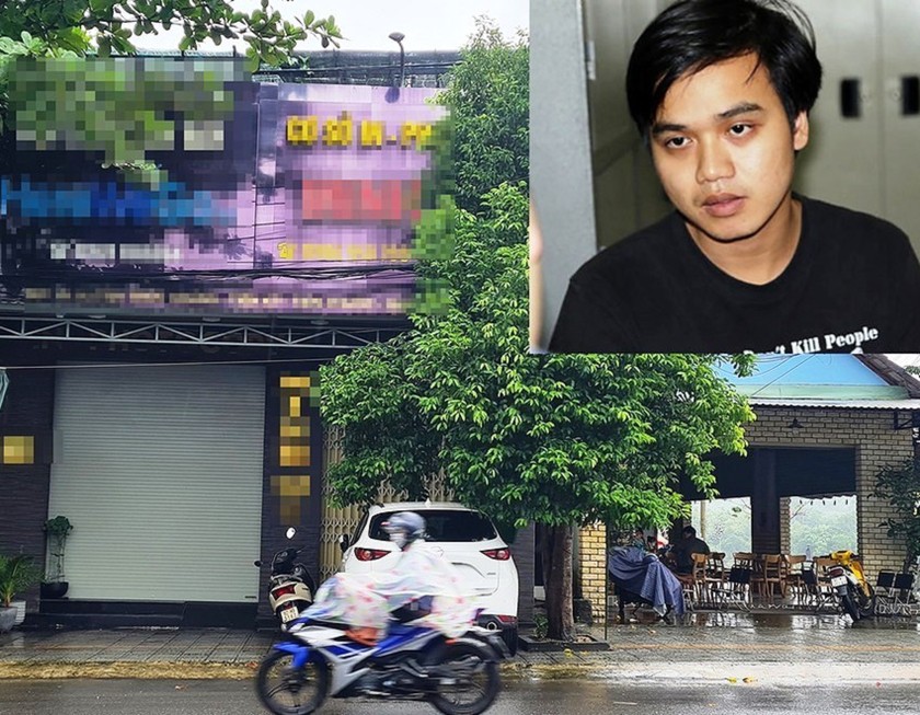 Huỳnh Phước Mẫn (ảnh nhỏ, bị bắt vào năm 2014) và căn nhà Mẫn sinh sống trước khi tấn công Báo điện tử VOV.