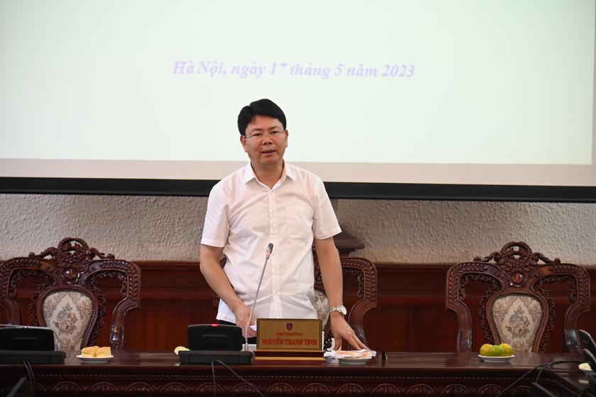 Thứ trưởng Nguyễn Thanh Tịnh phát biểu kết luận Toạ đàm.