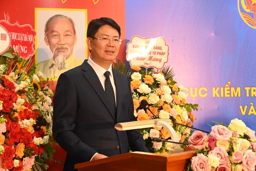 Thứ trưởng Nguyễn Thanh Tịnh phát biểu chỉ đạo tại buổi lễ.