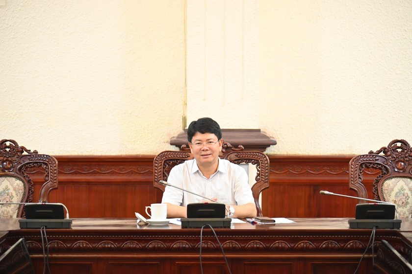 Thứ trưởng Nguyễn Thanh Tịnh phát biểu kết luận cuộc họp.