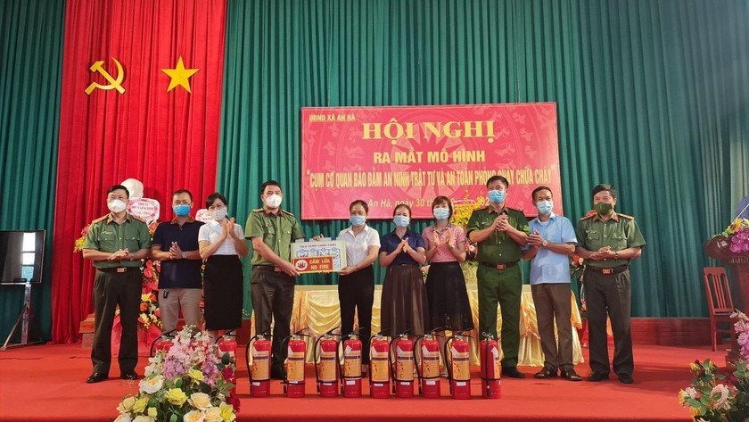 Ra mắt mô hình Cụm doanh nghiệp an toàn PCCC Khu công nghiệp Thuận Thành  IIy  Công an tỉnh Bắc Ninh
