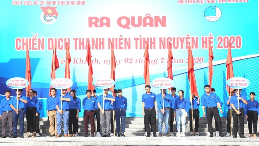 Ninh Bình tổ chức ra quân chiến dịch Thanh niên tình nguyện hè 2020