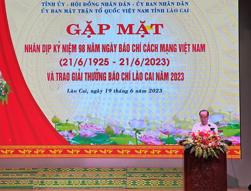 Ông Vũ Xuân Cường, Phó Bí thư thường trực tỉnh ủy, Chủ tịch HĐND tỉnh Lào Cai