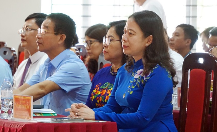 Phó Chủ tịch nước Võ Thị Ánh Xuân dự Lễ khai giảng năm học mới tại Thanh Hóa