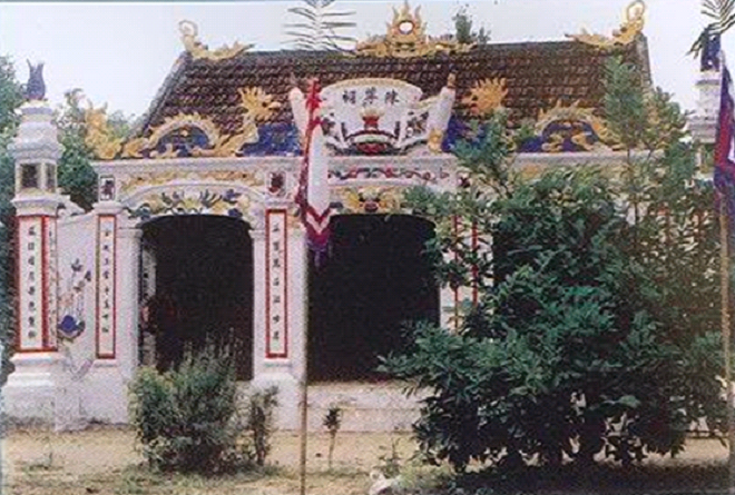 Đền thờ Trần Trùng Quang tại xã Hưng Lộc, TP Vinh (Nghệ An)