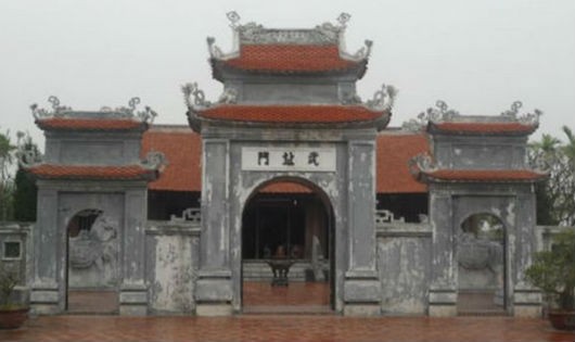 Đền thờ Đô Thống Lê Phụng Hiểu thuộc phường Võ Cường, thành phố Bắc Ninh