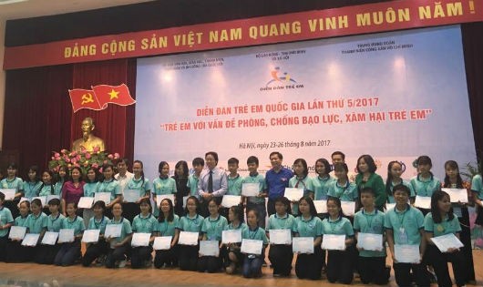 Diễn đàn trẻ em quốc gia lần thứ V diễn ra tại Hà Nội