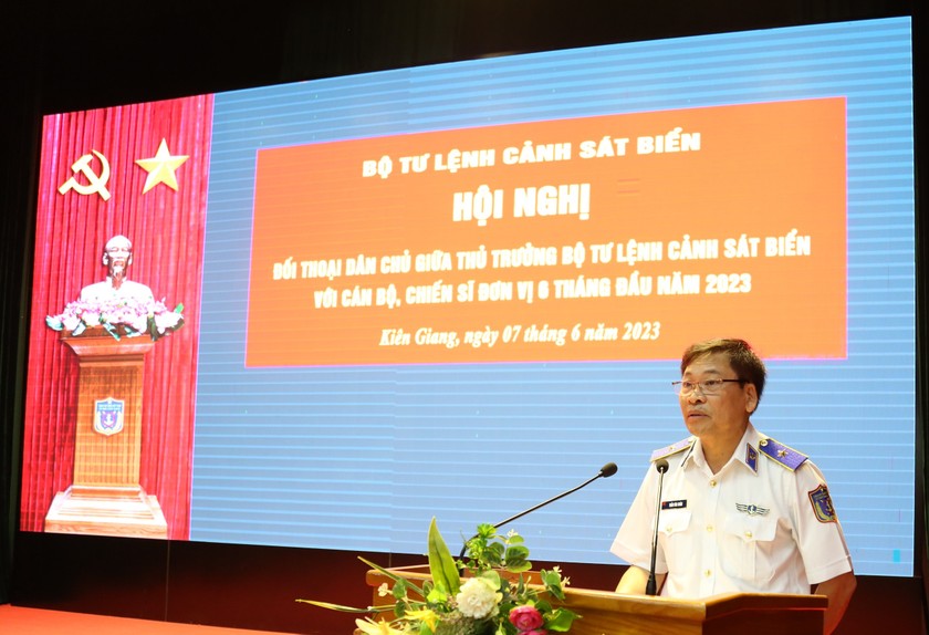 Bộ Tư lệnh Cảnh sát biển tổ chức đối thoại với cán bộ chiến sĩ 