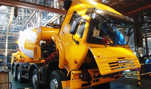 Kamaz là dòng xe tải đang được sản xuất tại Việt Nam, song thị phần còn thua xa xe Trung Quốc (Ảnh: xevadoisong)