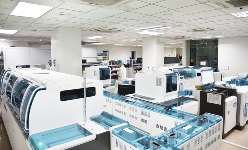 Hệ thống Automation tự động hoàn toàn của Abbott (Mỹ) và Roche (Thụy Sĩ) được đầu tư tại Trung tâm Xét nghiệm MEDLATEC.