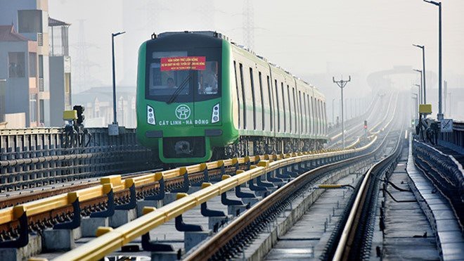 Nhiều dự án đường sắt đô thị được đầu tư nhằm cải thiện tình trạng giao thông cho Hà Nội