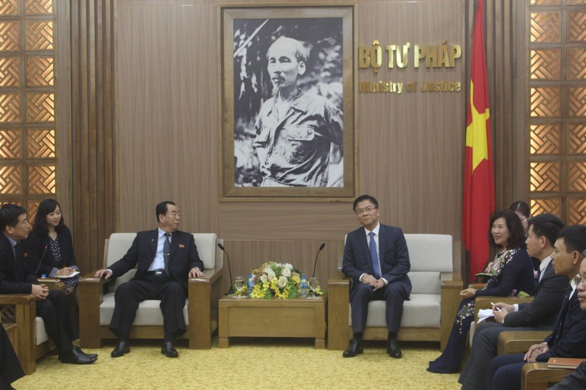 Bộ Tư pháp Việt Nam không ngừng củng cố, vun đắp các mối quan hệ ngoại giao tốt đẹp