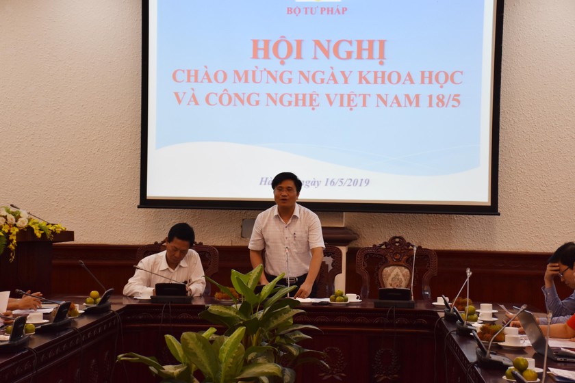 Bộ Tư pháp tổ chức Hội nghị Chào mừng Ngày Khoa học và Công nghệ Việt Nam