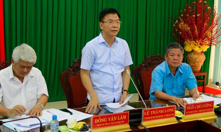 Bộ trưởng Lê Thành Long làm việc với tỉnh Trà Vinh: Đẩy mạnh giải quyết công tác quốc tịch, hộ tịch có yếu tố nước ngoài