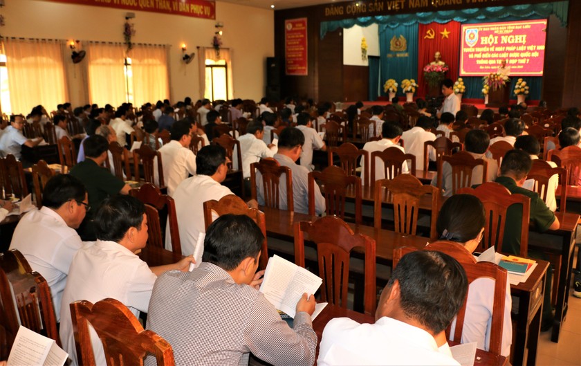 Bạc Liêu tổ chức Hội nghị tuyên truyền Ngày Pháp luật Việt Nam 