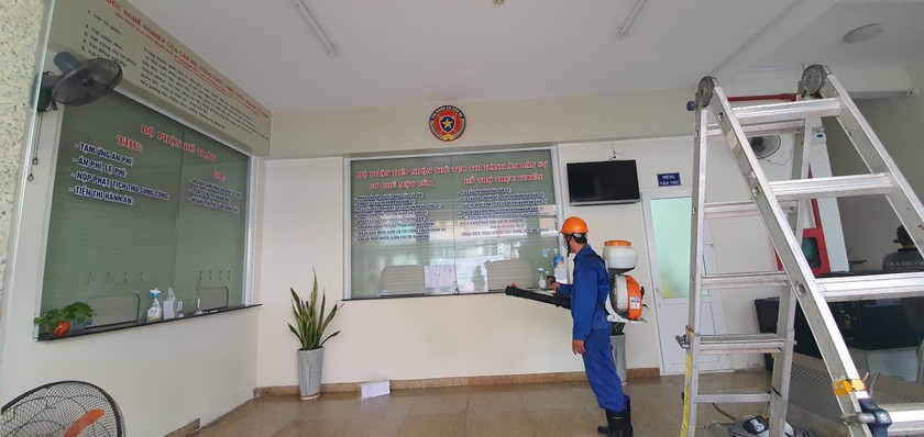 Chi cục Thi hành án dân sự quận Tân Bình tăng cường công tác phòng chống dịch bệnh Covid-19