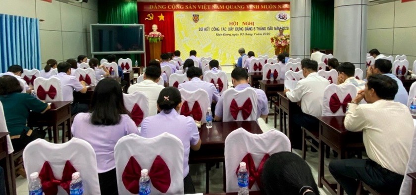 Kiên Giang sơ kết công tác xây dựng Đảng 6 tháng đầu năm 2020