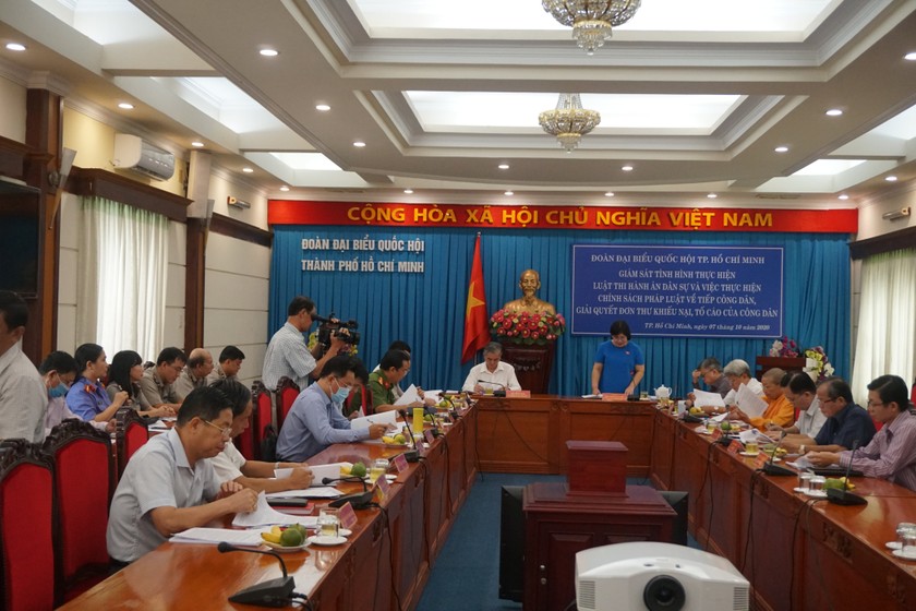 TP.Hồ Chí Minh giám sát thực hiện Luật Thi hành án dân sự