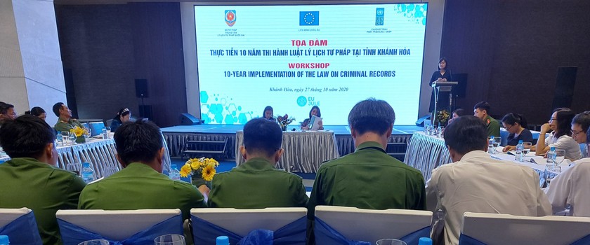 Tọa đàm về thi hành Luật Lý lịch tư pháp tại tỉnh Khánh Hòa