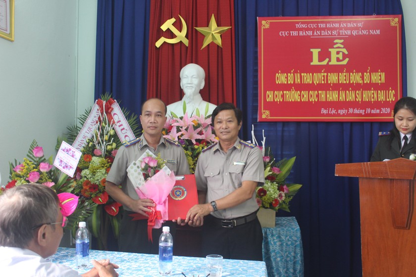Quảng Nam: Bổ nhiệm Chi cục trưởng Thi hành án dân sự huyện Đại Lộc
