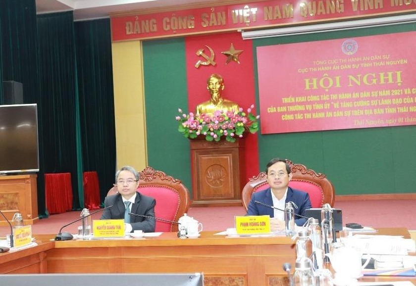 Cục Thi hành án dân sự Thái Nguyên triển khai công tác năm 2021
