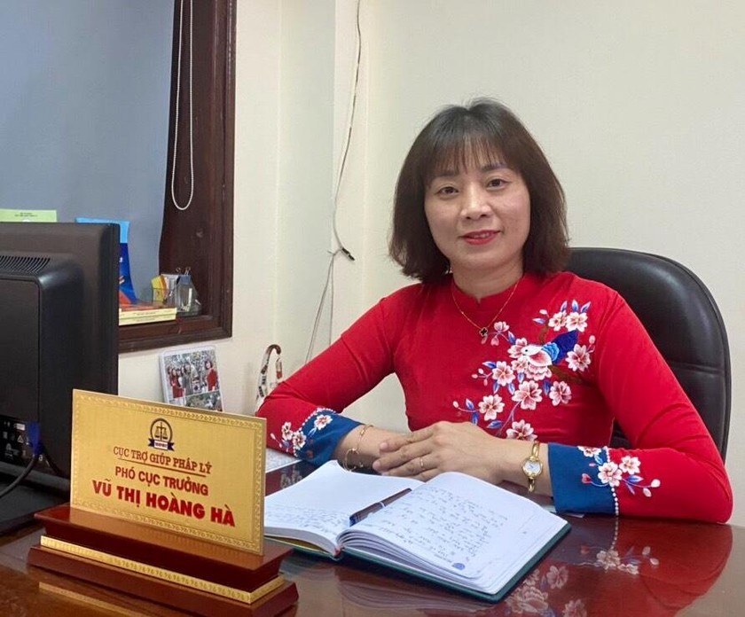 Bà Vũ Thị Hoàng Hà, Phó Cục trưởng Cục Trợ giúp pháp lý, Bộ Tư pháp 