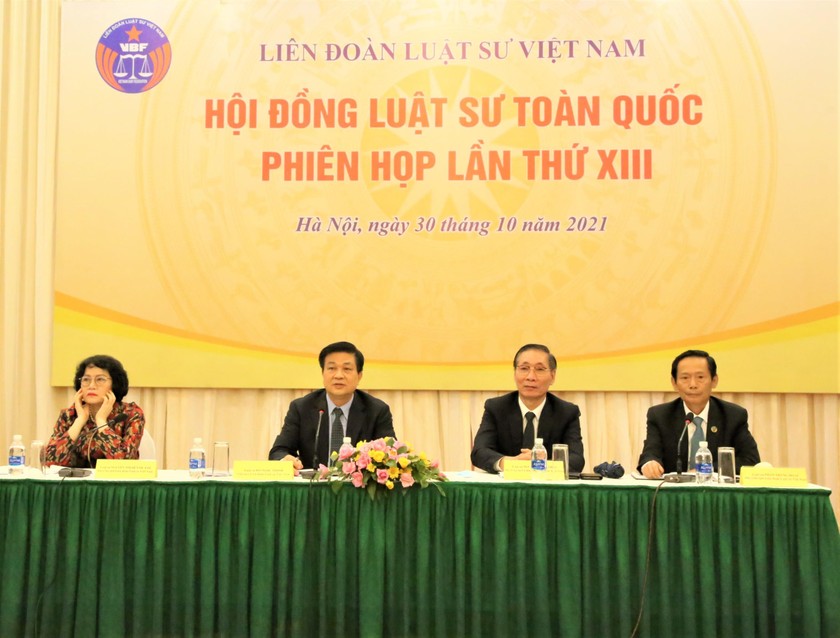 TS. Đỗ Ngọc Thịnh được giới thiệu tiếp tục là Chủ tịch Liên đoàn Luật sư Việt Nam